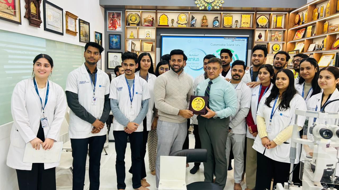 Our final-year Optometry students visited Silverline Laboratories Pvt. Ltd.